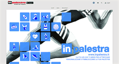 Desktop Screenshot of inpalestra.it